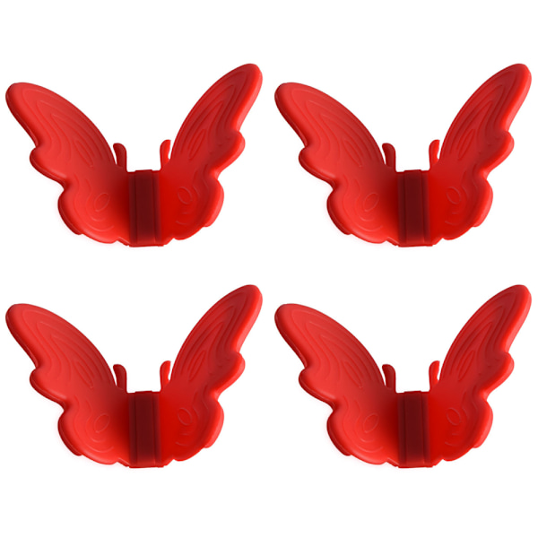 Butterfly Mini Silikon Ovnsvott, Magnetiske Varmebestandige Hansker for Alle Gryter, Ovner, Airfryer for Kjøkken