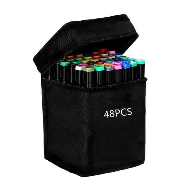 Set of 48 Felt-Tip Pens
