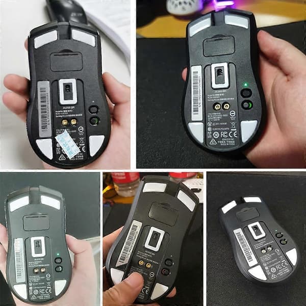 1 set mouse feet mouse skates stickers pad rounded glides curved edges mouse feet replacement for Razer Viper Ultimate