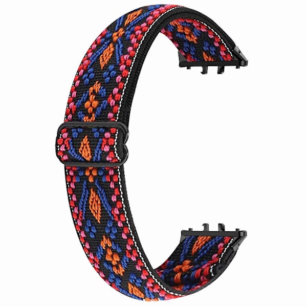 Typ C Armband i Elastiskt Nylon för Samsung Galaxy Fit3 Klocka Justerbar Smartklocka Band Style B