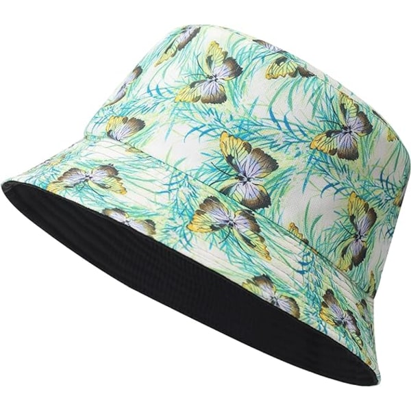 Unisex sød unik print rejse spand hat sommer fisker hat