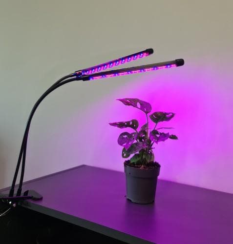Vækstlampe - Plantebelysning med 2 LED-lysrør