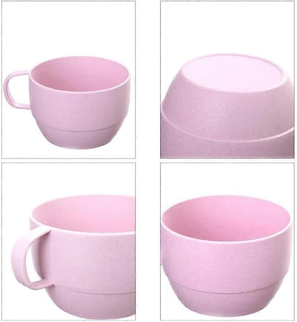 Vetekopp Miljövänlig Lättviktskaffemugg med Halkfri Botten BPA Grön Återanvändbar