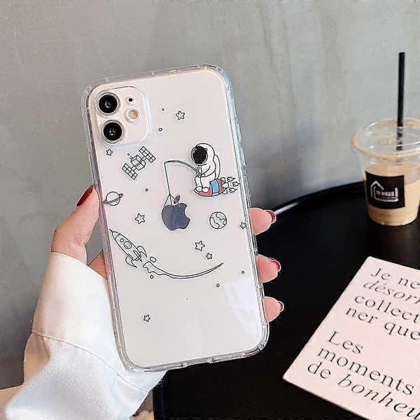 2-pak gennemsigtige telefoncovers til iPhone 12