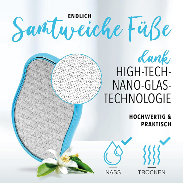 2 i 1 nano glas callus remover våt och torr, nano glas callus remover, våt och torr callus remover - nano glas callus remover