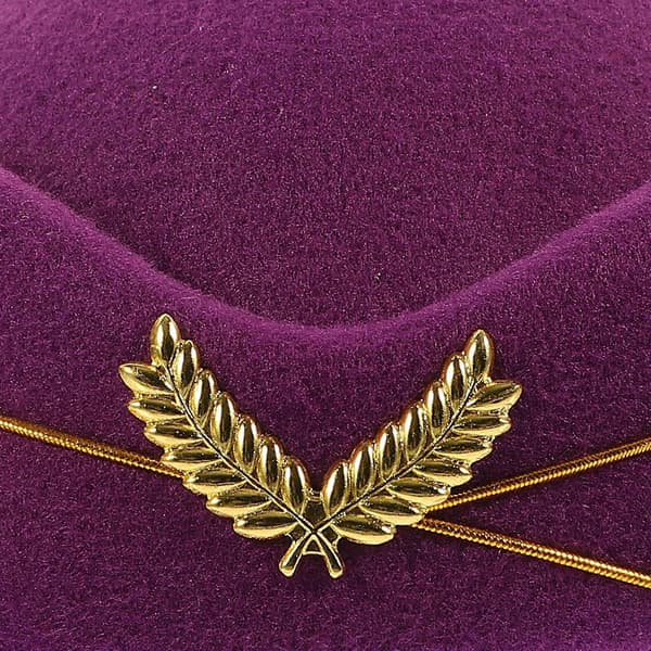 Stewardesse Baret Hat Med Elegant Stil Cosplay 2 Stk Tilbehør Til Kvinder Ideel Til Kostumefester Og Sceneoptrædener
