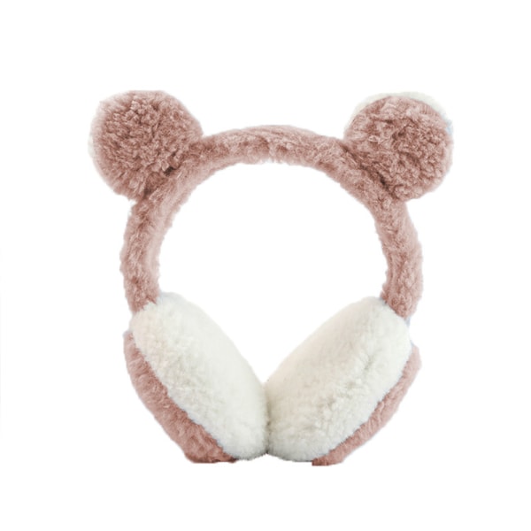 Children's winter earmuffs Warm earmuffs for boys and girls Skin Pink