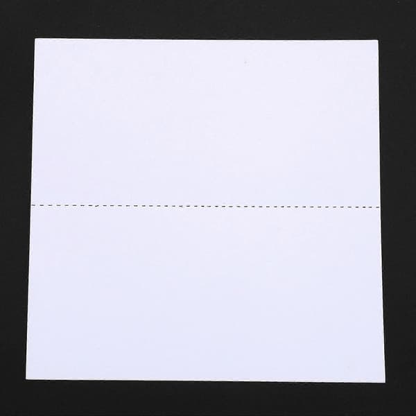 100 Blank Table Place Cards, Many Colors - White, Party, Wedding