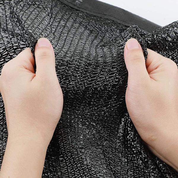 Skyggenet 8 Pin Skygge 85% Forstærke Fortykke Skygge Sejl, Drivhus Vindtæt Netting med Øjer, (2x2m/6.56x6.56ft)