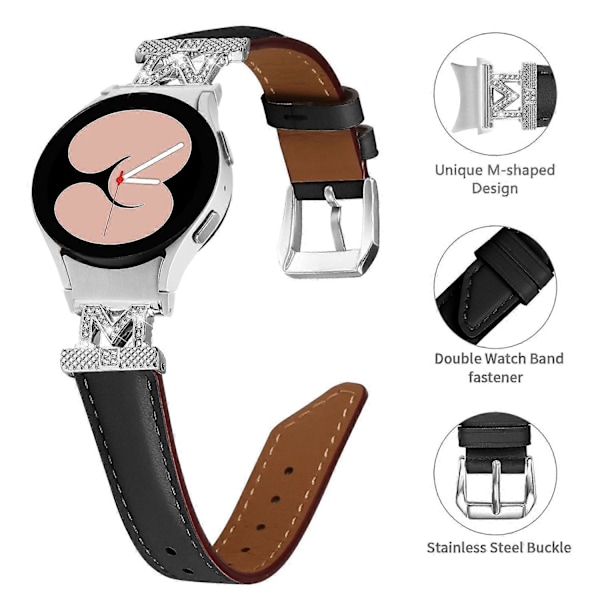 Tyyppi F Kellonranneke Samsung Galaxy Watch FE 40mm/Watch 5/Watch4 44mm 40mm Strassi M-muoto Style D