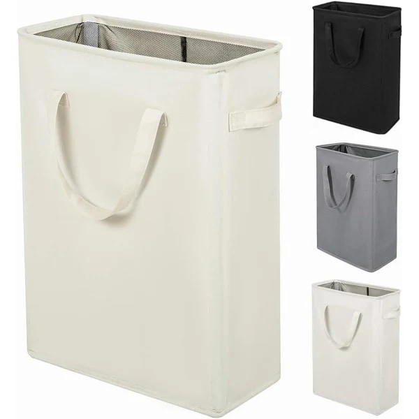 Ultra-thin laundry basket with handle, folding basket for dirty clothes, slim bag, folding cloth