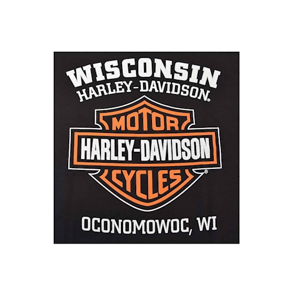 Orange Bar & Shield Svart T-Shirt 30290591 Harley Davidson-ooo13 S