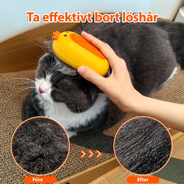 Höyryharja kissalle liipaisinpainikkeella, ladattava höyryharja lemmikeille, itsepuhdistuva höyryharja kissalle vesisäiliöllä lemmikeille