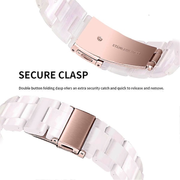 Resin Armband för Huawei Watch 4 Pro/Watch GT 3/2 46mm, 22mm Vattentät Snabbspänne Style B