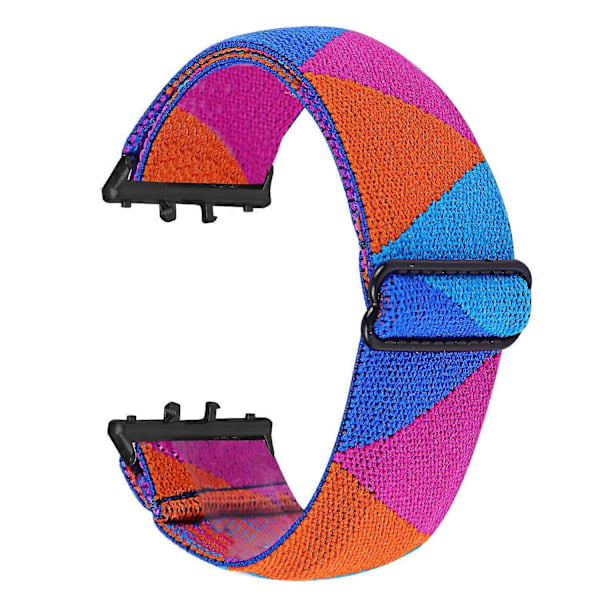 Type P Elastisk armbånd med mønsterdesign til Samsung Galaxy Fit3 SM-R390 (Svart spenne) Style M