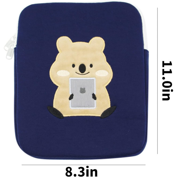 9-11 tommer plys søde kanin laptop sleeve taske iPad beskyttende etui tablet cover notebook opbevaringspose til kvinder piger