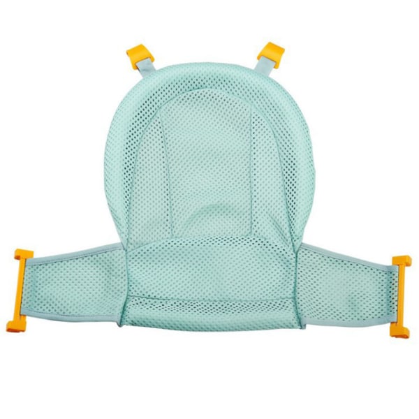 Baby Stödmatta för spädbarnsbadsits, justerbar Bekväm halkfri baby shower Sit Up Mesh-grön