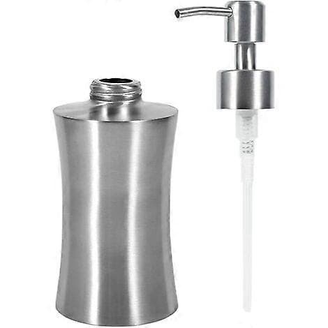 Utrolig sæbedispenser med børstet stål til køkken og badeværelse (Størrelse: 400 ml)