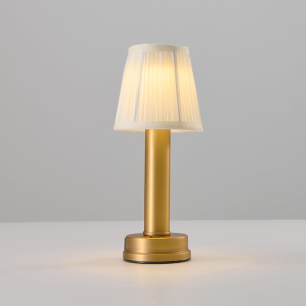 2000mah batteridrevne bordlamper 3W LED bordlampe dæmpbar bærbar bordlampe 3 niveauer lysstyrke trådløse bordlamper (guld)
