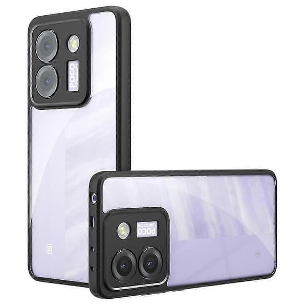 Kotelo Xiaomi Poco M7 Pro 5G TPU PC Iskunkestävä Läpinäkyvä Puhelinkotelo