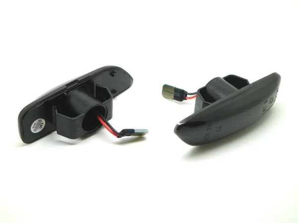 Led dynamisk blinkers Volvo S60 V70 S80 XC70 Rökfärgad lins 2-pack