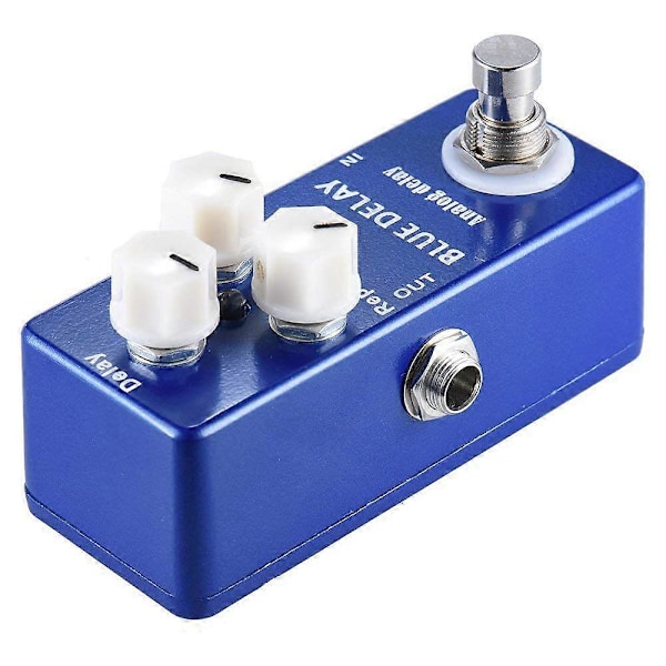 Mini-fördröjningsgitarr-effektpedal True Bypass