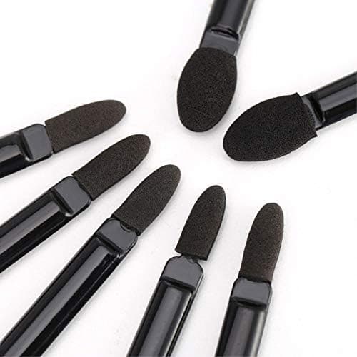60 Pcs Disposable Double Head Eyeshadow Sponge Brushes Cosmetic Tool, Professional Double-Sided Eyeshadow Brushes Makeup A