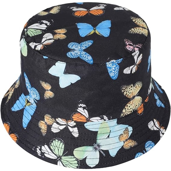 Unisex sød unik print rejse spand hat sommer fisker hat