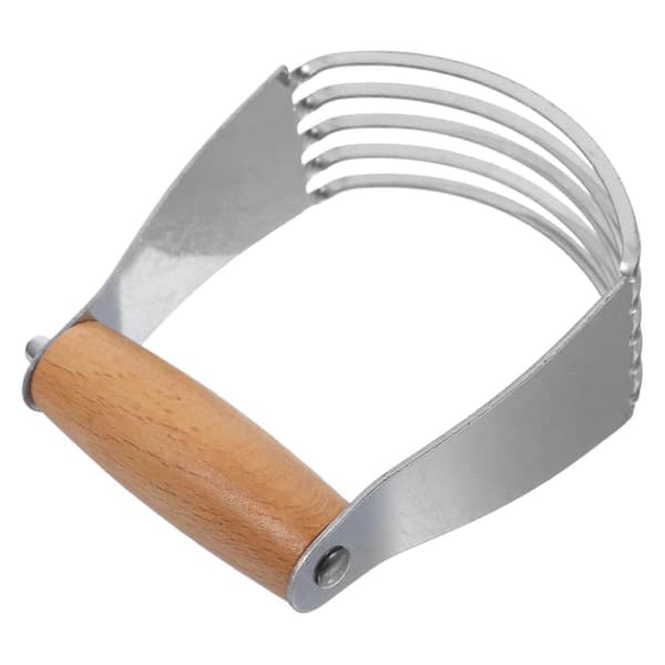 Deigskrape og deigkutter i rustfritt stål med ergonomisk grep for brød, pizza og baking