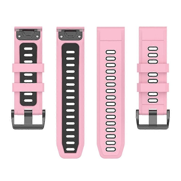 Type B KALEBOL KLB-SSPWGJ-001 Urrem til Garmin Fenix 7X/7X Pro QuickFit 26mm Silikone Ur Style C