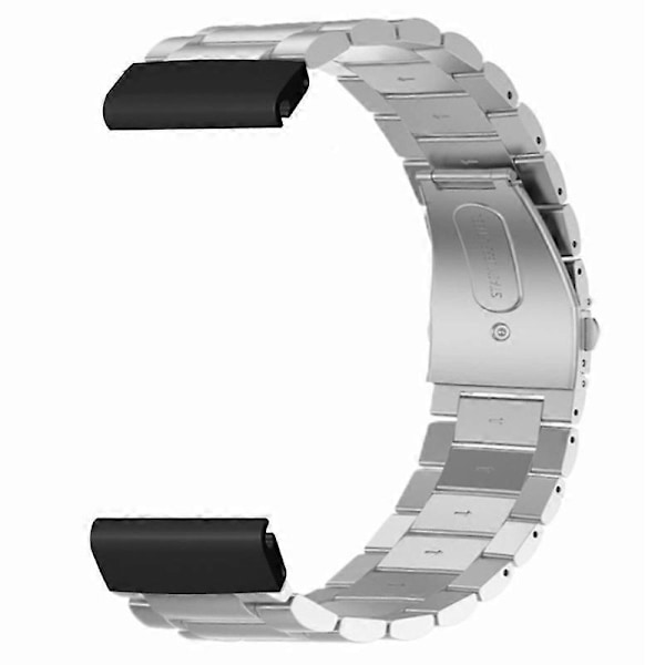 Typ B Armband i Rostfritt Stål för Coros Vertix 2/Garmin Fenix 7X/6X/5X med 26mm PC-Anslutning Style A