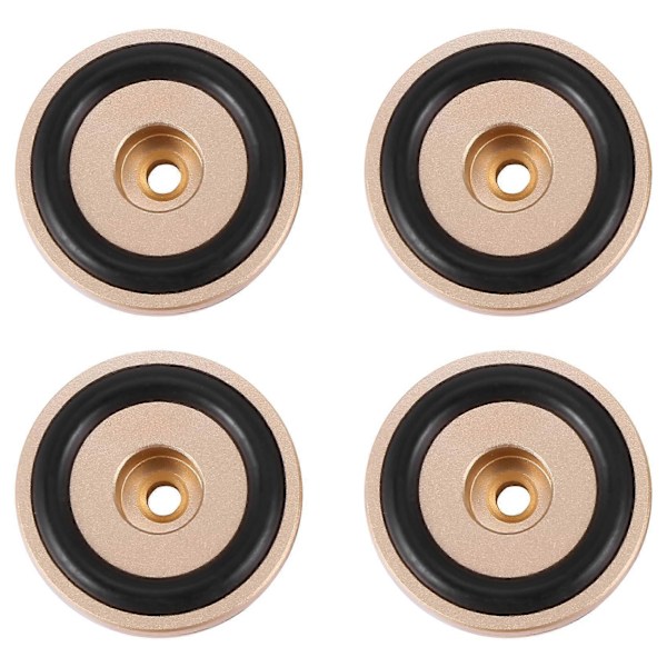 4 stk. Drejeskive Isolationsfødder Pads Aluminium Højttaler Spikes Stand Fod Kegler Base Måtte til Audio Lyd