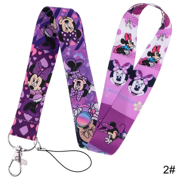 Disney ID-kortholder Mickey Mouse Campus Hals Lang 2#