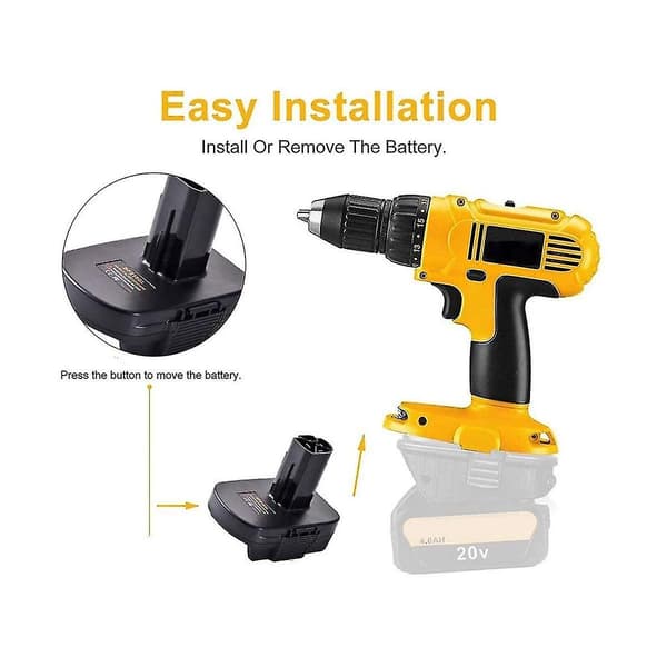 Dm18gl Batteriadapter Til 20v Batteri Lithiumkonverter Til 19.2v Batteri