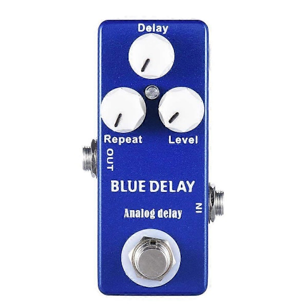 Mini-fördröjningsgitarr-effektpedal True Bypass