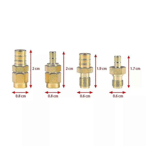 4 stk DAB + antenneadapter SMA-plugg til SMB-kontakt DAB bilantenneadapter-Yvan