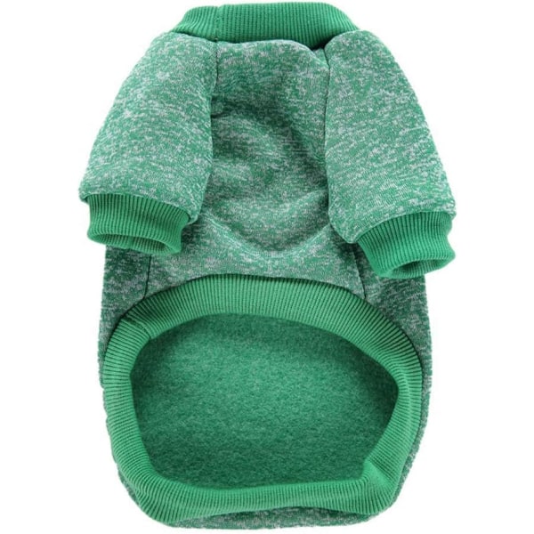 Pet Dog Clothes Dog Sweater Soft Thickening Warm Pup Dogs Shirt Winter Puppy Sweater Dogs (Green, S)