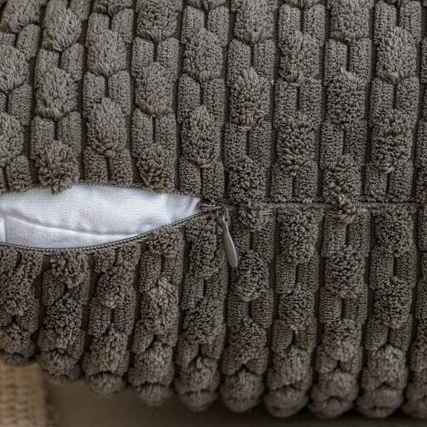 Syksyn heittotyynynpäälliset Pehmeä sametti Koristeellinen Boho-raita tyynyliinat Neliön muotoinen tyynynpäällinen Maalaistalon sisustus, 20x20 tuumaa