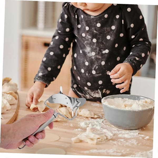 Dumplingpresse i rustfritt stål med ergonomisk komfortgrep for wrappers og wontons