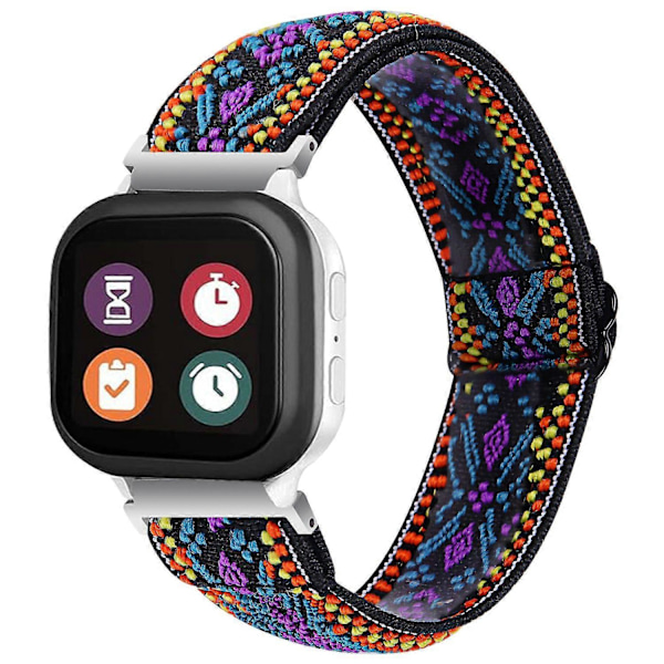 Justerbart Smartwatchband i Jacquard Elastiskt Nylon för SyncUP Kids Watch Style C