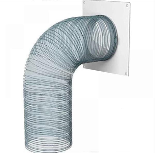 150 mm diameter kanalforbindelsesflange, lige PP plastrørsflange, rørflange til varme- og køleventilationssystemer