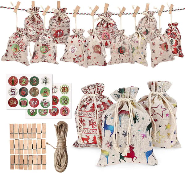 2026 24x DIY Hengende Adventskalender