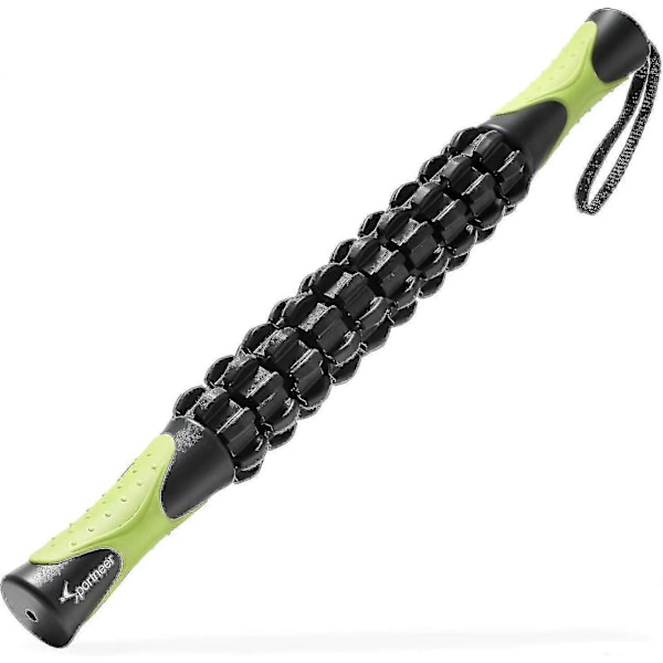 Sportneer Muskelvals Massagepinne Kompatibel med Idrottare, Djupvävnadskroppsmassagepinneverktyg, Vadenvals, Benmassager Kompatibel med Sor