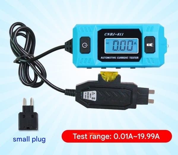 12V 0,01A-19,99A Bil Ström Detektor Säkring Amperemeter Läckage Testare Fordonsfel Detektering Di