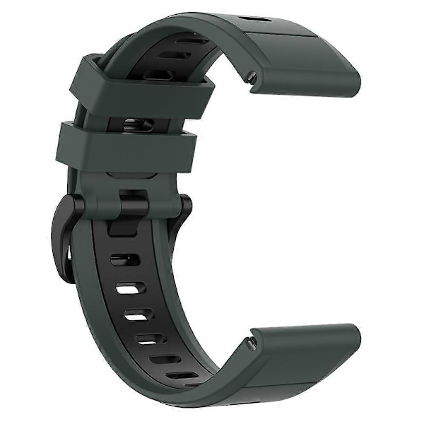 Type B KALEBOL KLB-SSPWGJ-001 Til Garmin Fenix 7/7 Pro Urrem QuickFit 22mm Fleksibel Silikone Style D