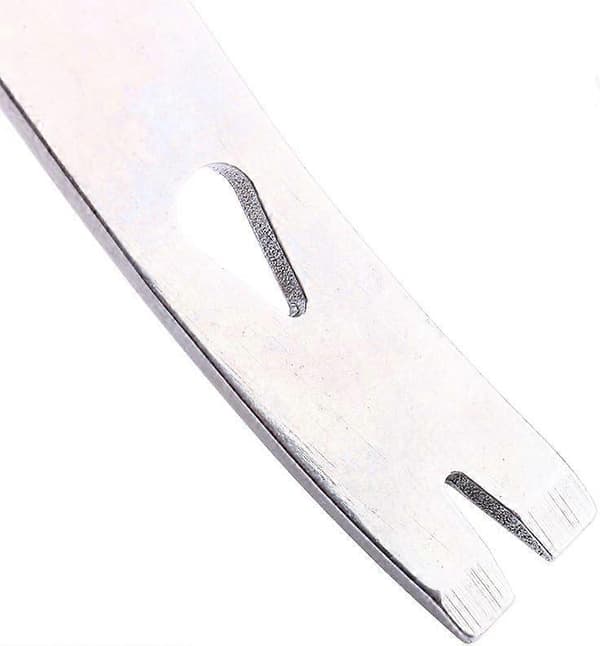 2 stk EDC Gear Mini 3 tommer rustfritt stål brekkjern lommepry bar nøkkelring multiverktøy overlevelsesskraper åpner
