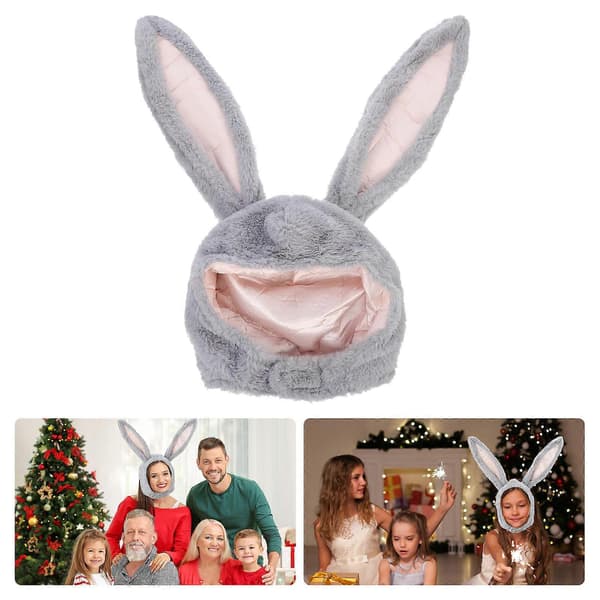 Kaninører Hætte til Pynt Julekaninhat Cosplay