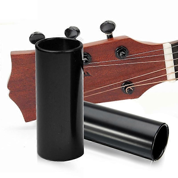 1 stk Gitar Slide Svart Rustfritt Stål Fingerknoke