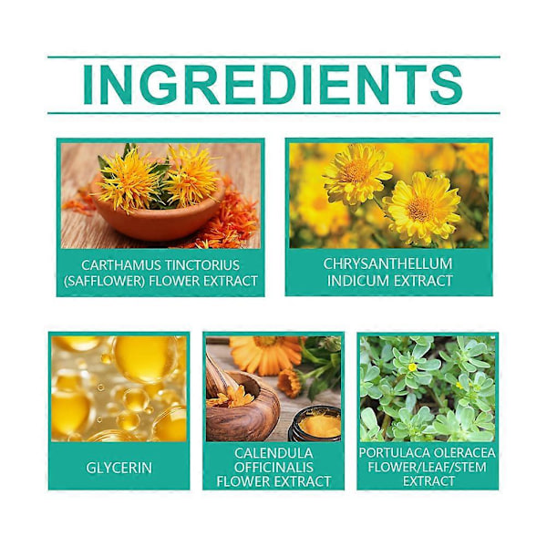 Synsforbedrende roller til kvinder og mænd, naturlige ingredienser, øjenroller til lindring af trætte og tørre øjne 3pcs