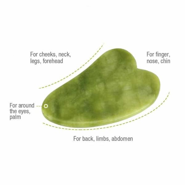 Gua Sha massagesæt stort effektivt - Grøn_Super gave